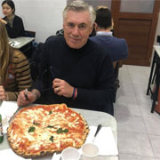 De Laurentiis, Ancelotti e la pizza