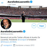 De Laurentiis: Orgoglioso di essere il presidente del Napoli
