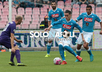 Napoli-Fiorentina: le foto
